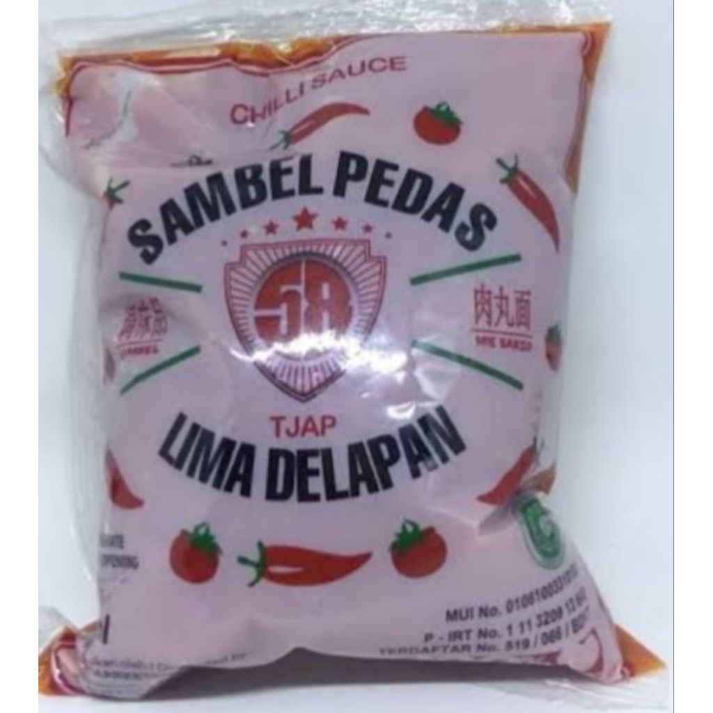 

Saus Sambal Cap Lima Delapan Saos Sambel Pedas 630 ml