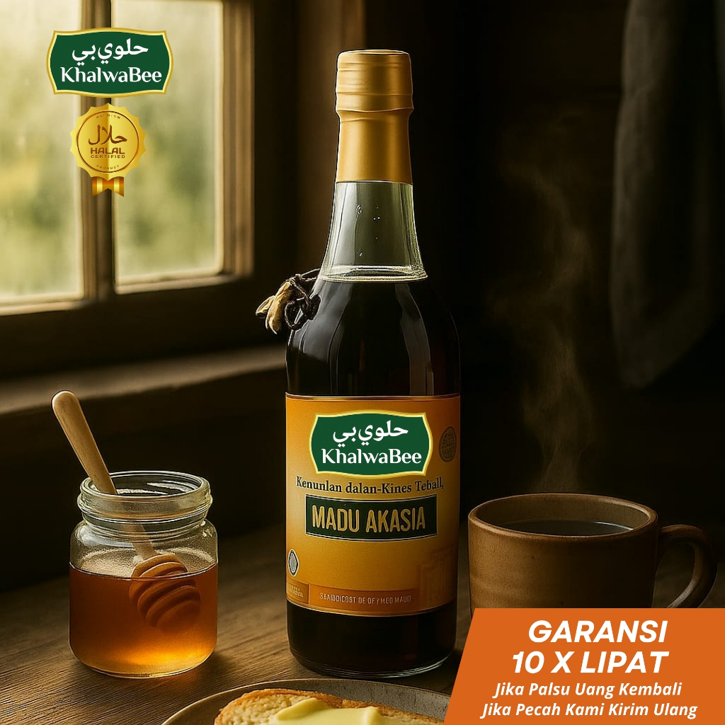 

Madu Hutan Akasia Murni Asli 1kg Khalwabee Grade A 100 % Premium Pure Natural Honey