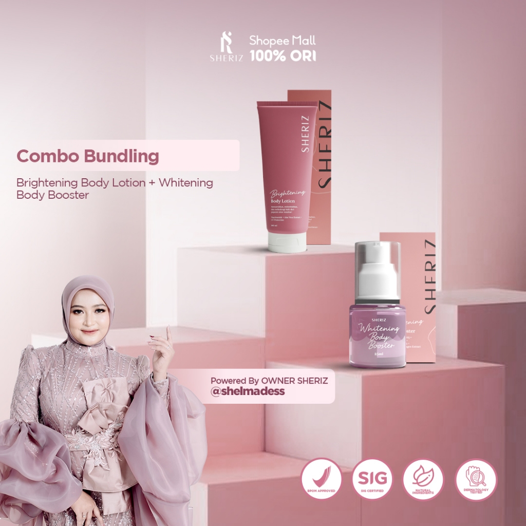 Sheriz - Body Lotion Hb Dosting Brightening & Serum Body Booster