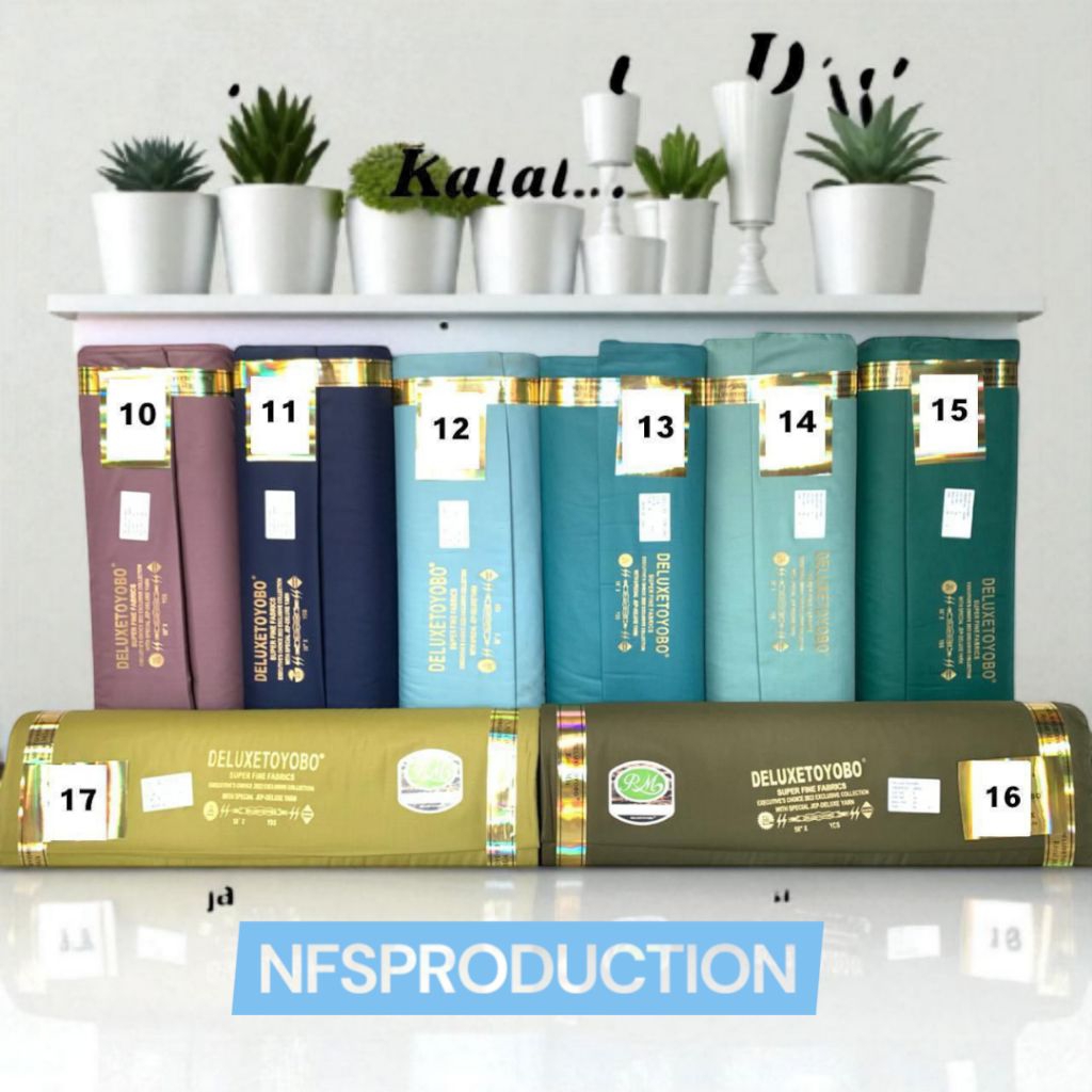 Varian 1/2meter KAIN Katun TOYobo ROYAL Mix FD BY FODU Original Import Promo