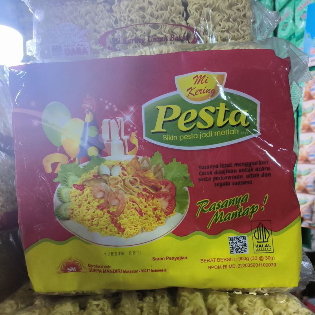 

MI KERING PESTA isi 30 keping