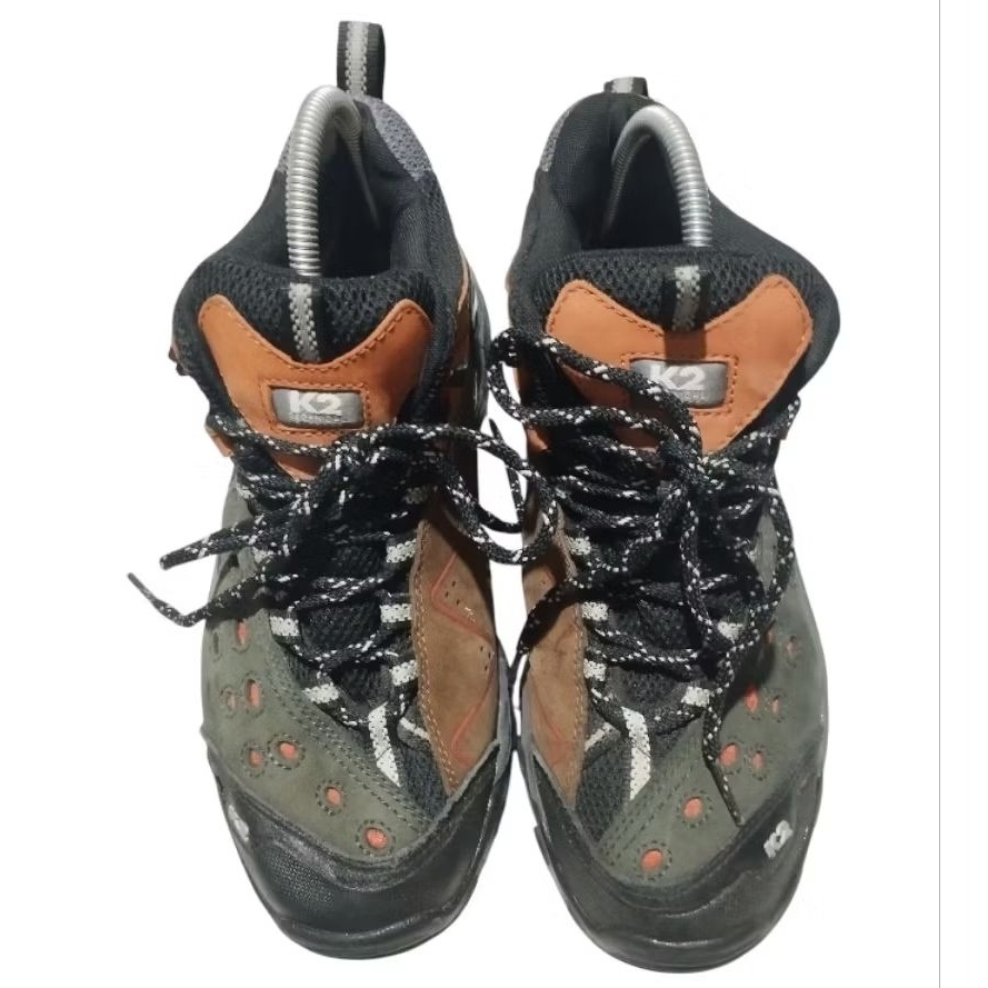 Sepatu Sandal Gunung Hiking K 2 Technical Outdoor Goretex Tapak Tebal X Grip Kondisi Sangat Bagus