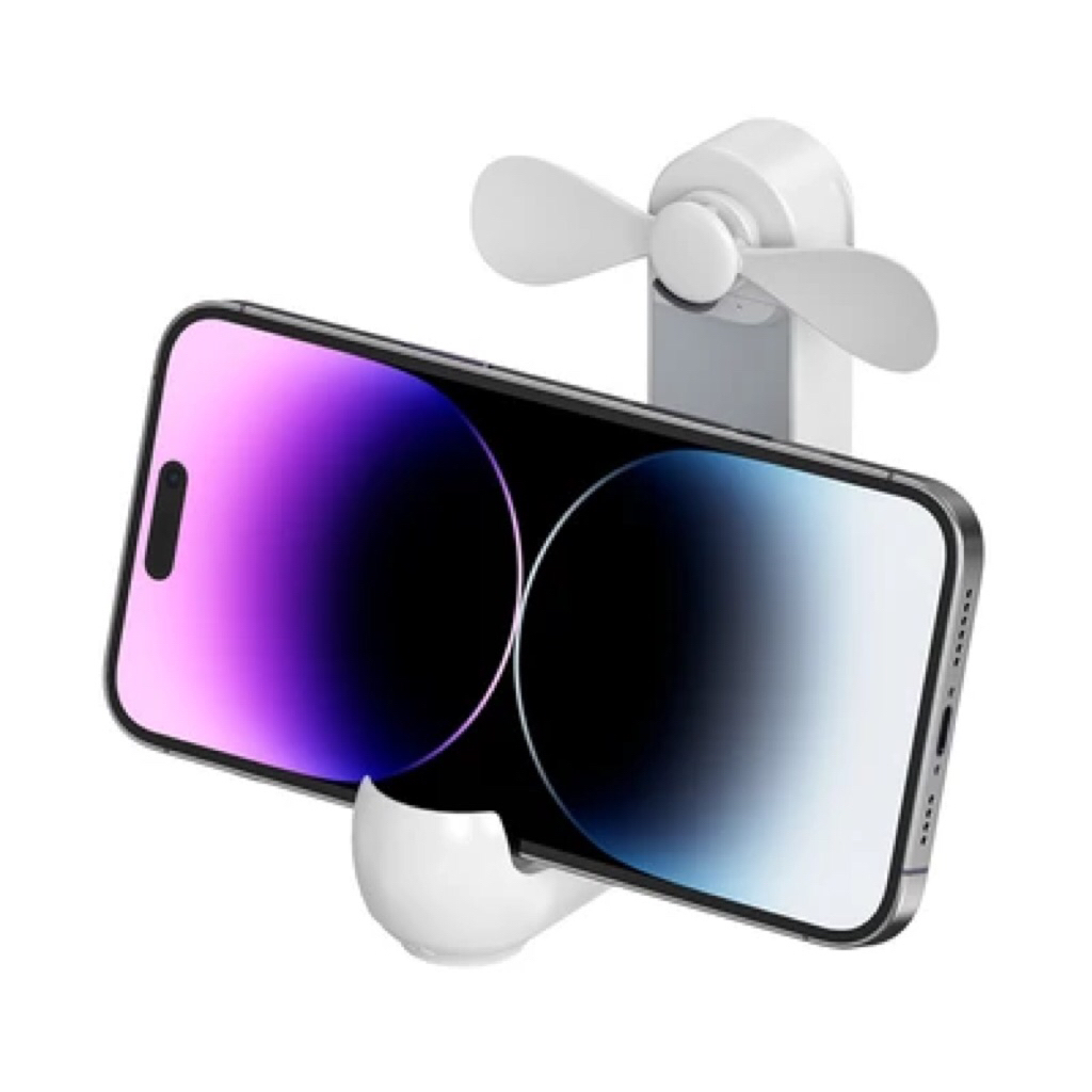 APA KIPAS ANGIN PORTABLE DENGAN SENTER 2IN1 PUTIH/APA PORTABLE FLASHLIGHT 2 IN 1/KIPAS TRAVELING/EME