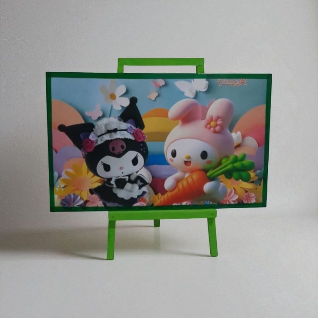 

Papan Tulis White Board Dengan Penghapus / Sepidol /papan tulis anak dan penyangah UK 30×50 cm free penghapus dan spidol