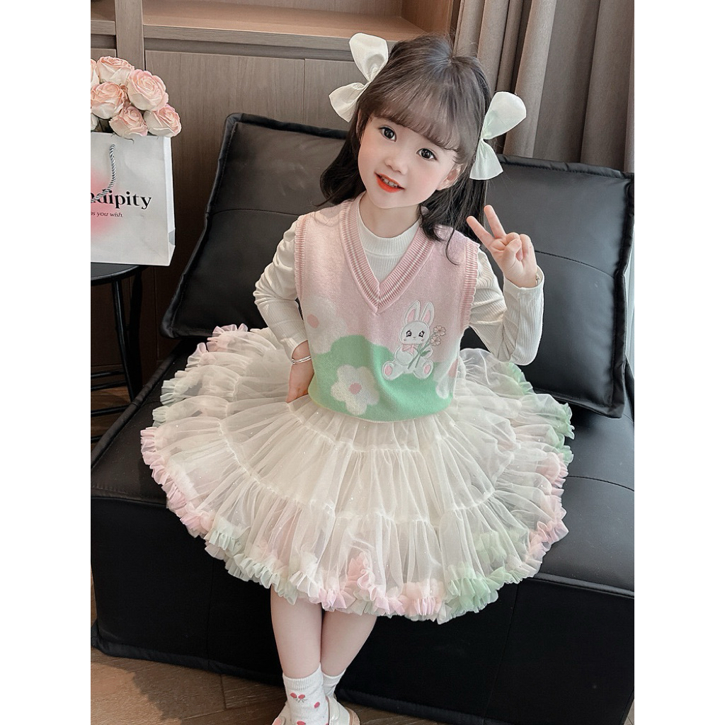 SET 3n1 RAJUT ROK TUTU