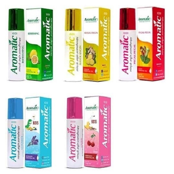 Aromatic 1001 | Minyak Angin Aromatherapy Roll On isi 8ml Perpcs Original
