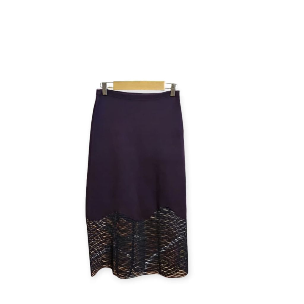 Clover  Canyon Lavender Midi Skrit