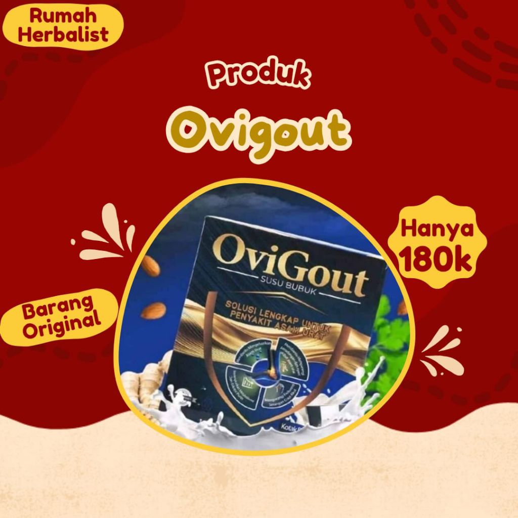 

Ovigout Milk Herbal Untuk Asam Urat Dan Nyeri Sendi Original