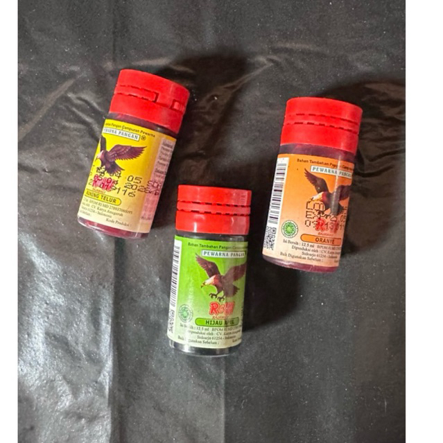 

PEWARNA KUE 12,5ML – PEWARNA CAIR PRAKTIS UNTUK KUE & DESSERT LEBIH MENARIK (1 Botol isi 12,5 ml)