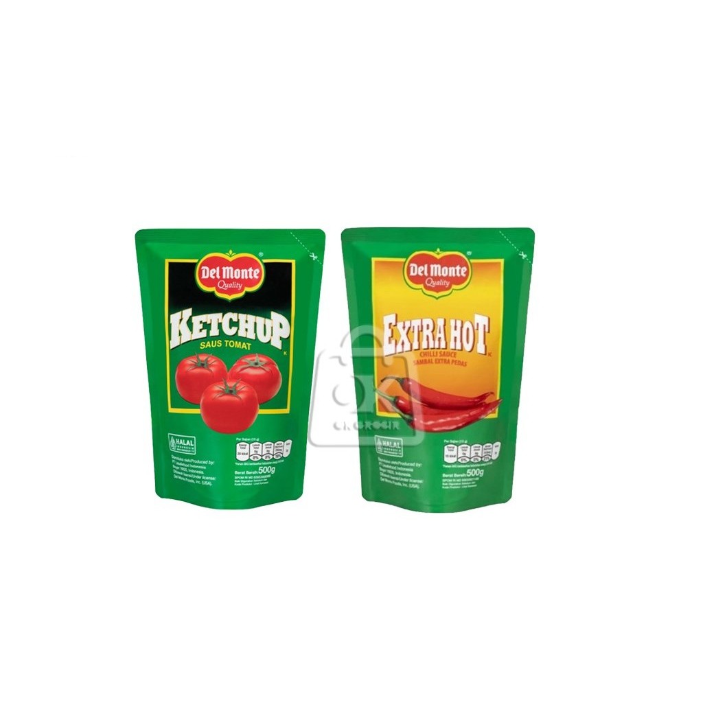 

Delmonte Del Monte Standing Pouch 500gr Extra Hot / Tomato Sauce