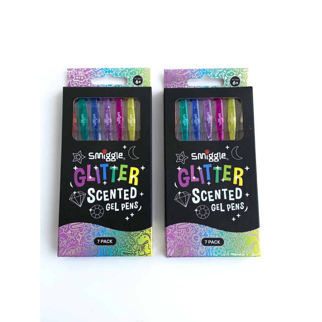 

Smiggle Neon/Glitter/Pastel Scented Gel Pens 7 pack