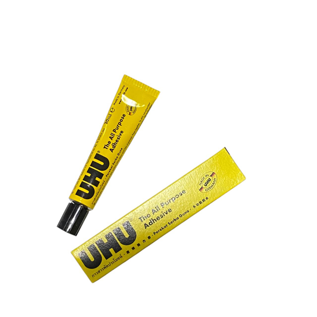 

Lem UHU cair serbaguna 20ml / Lem kertas / Lem cair / UHU glue