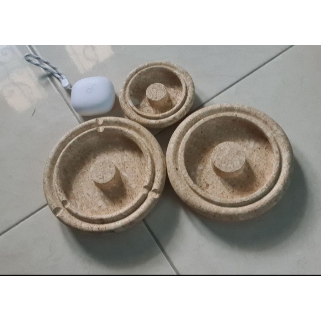 Asbak / Asbak Batu Alam / Asbak R0k0k / Asbak Asli / Kerajinan / Souvenir