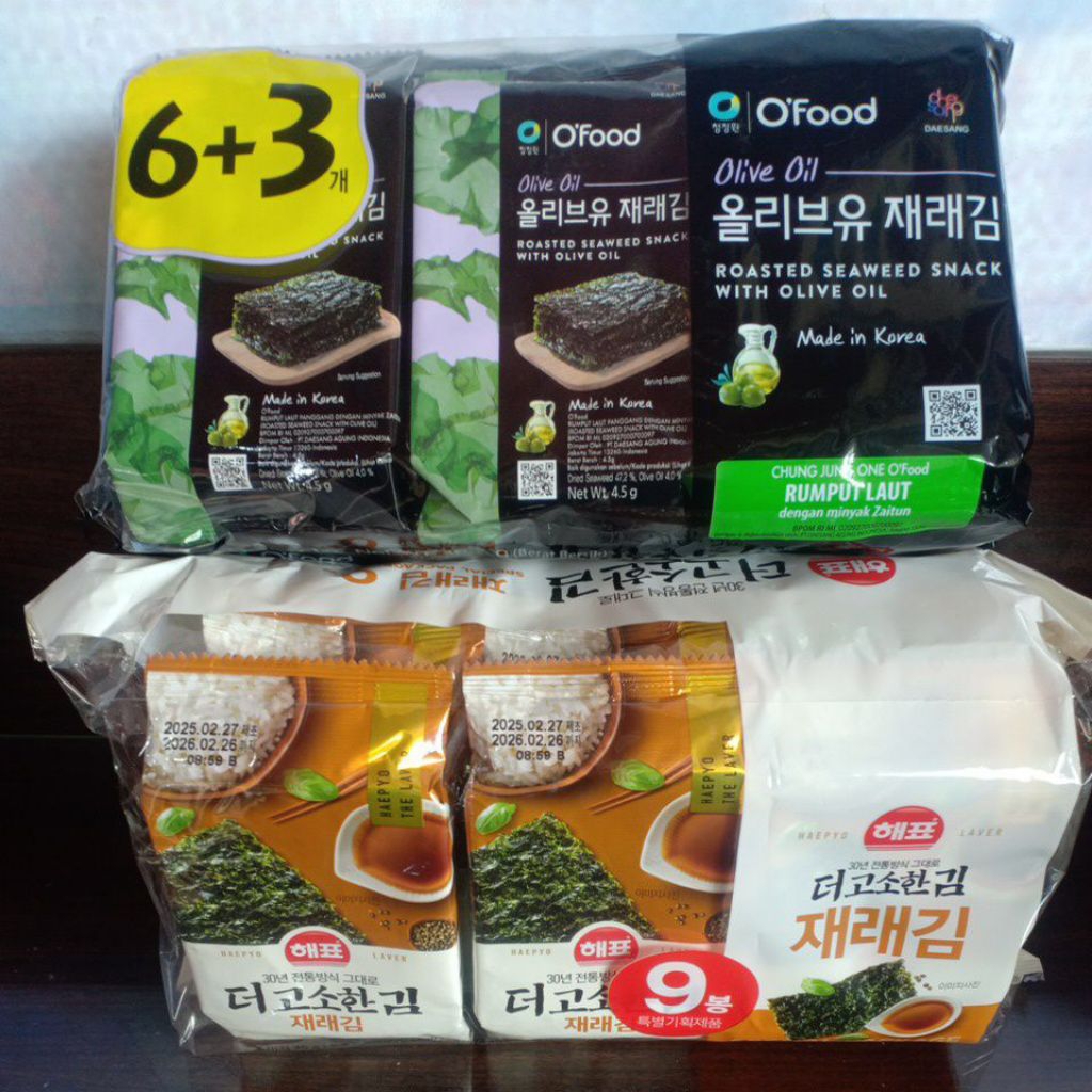 

Roasted seaweed snack isi 9