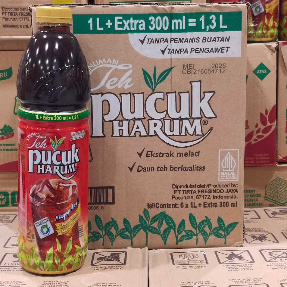 

TEH PUCUK Harum Melati 1300ML 1karton isi 6pcs