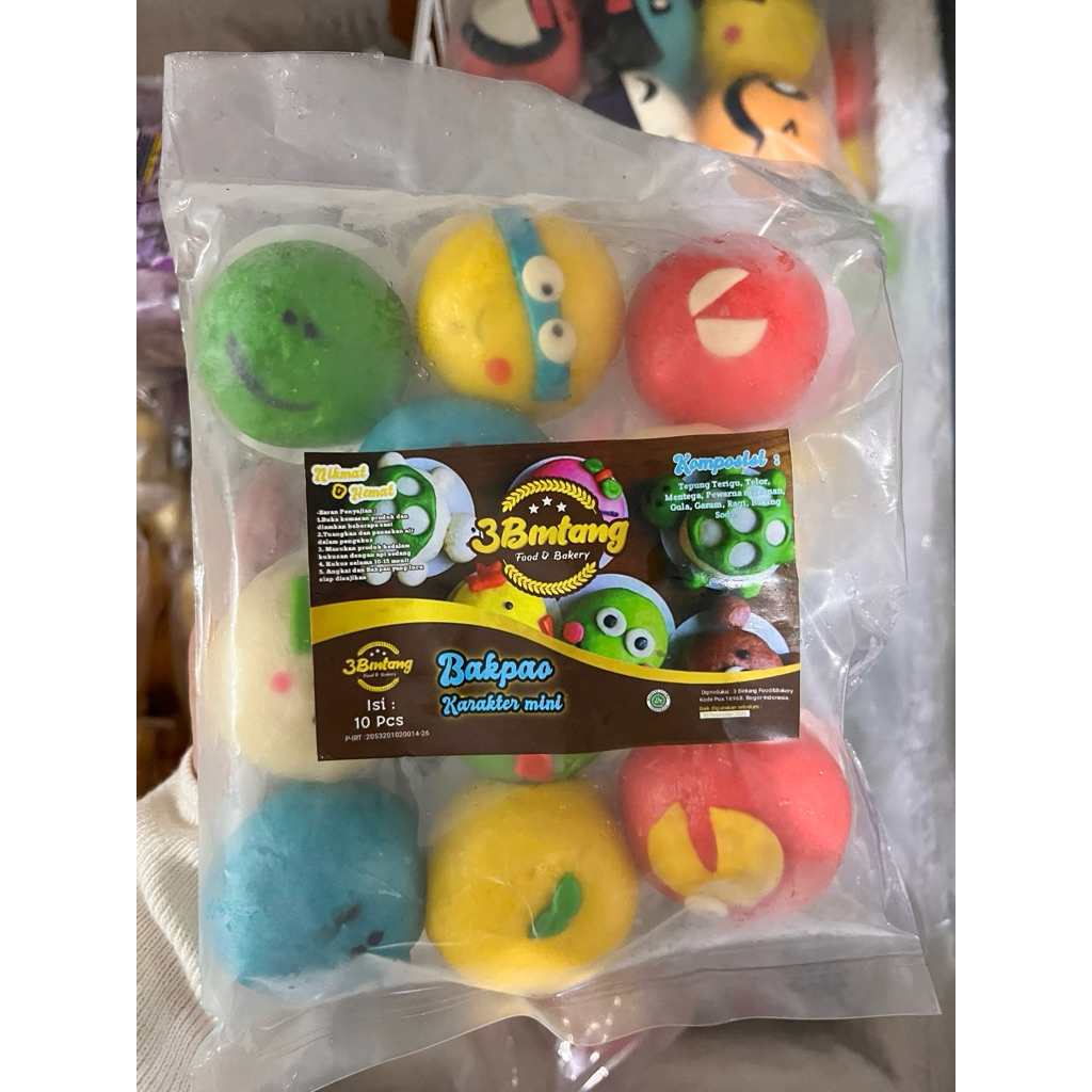 

bapau karakter mini isi 10pcs