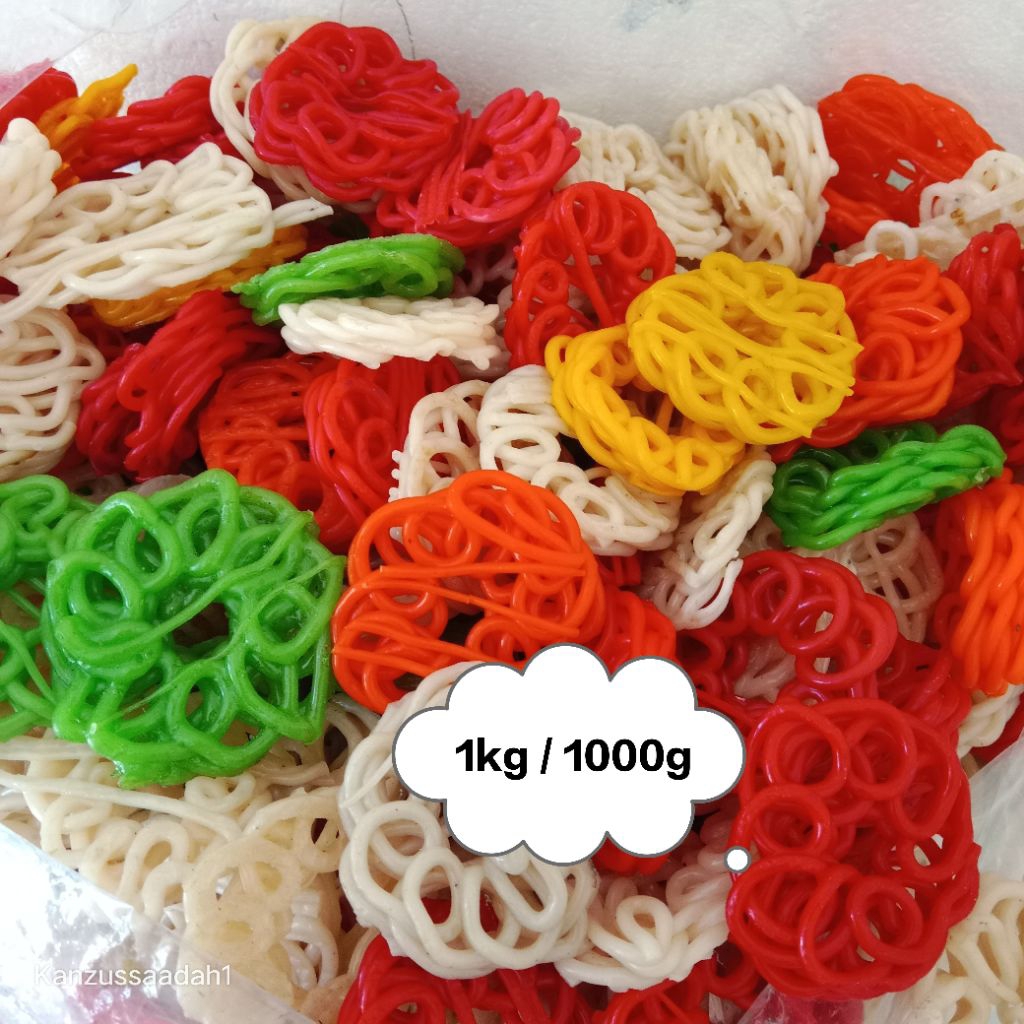 

Kerupuk Krupuk Mentah Kerupuk Mawar Warna Warni 1kg Mentah Aneka Cemilan Enak Gurih Nikmat 1000g 1kg