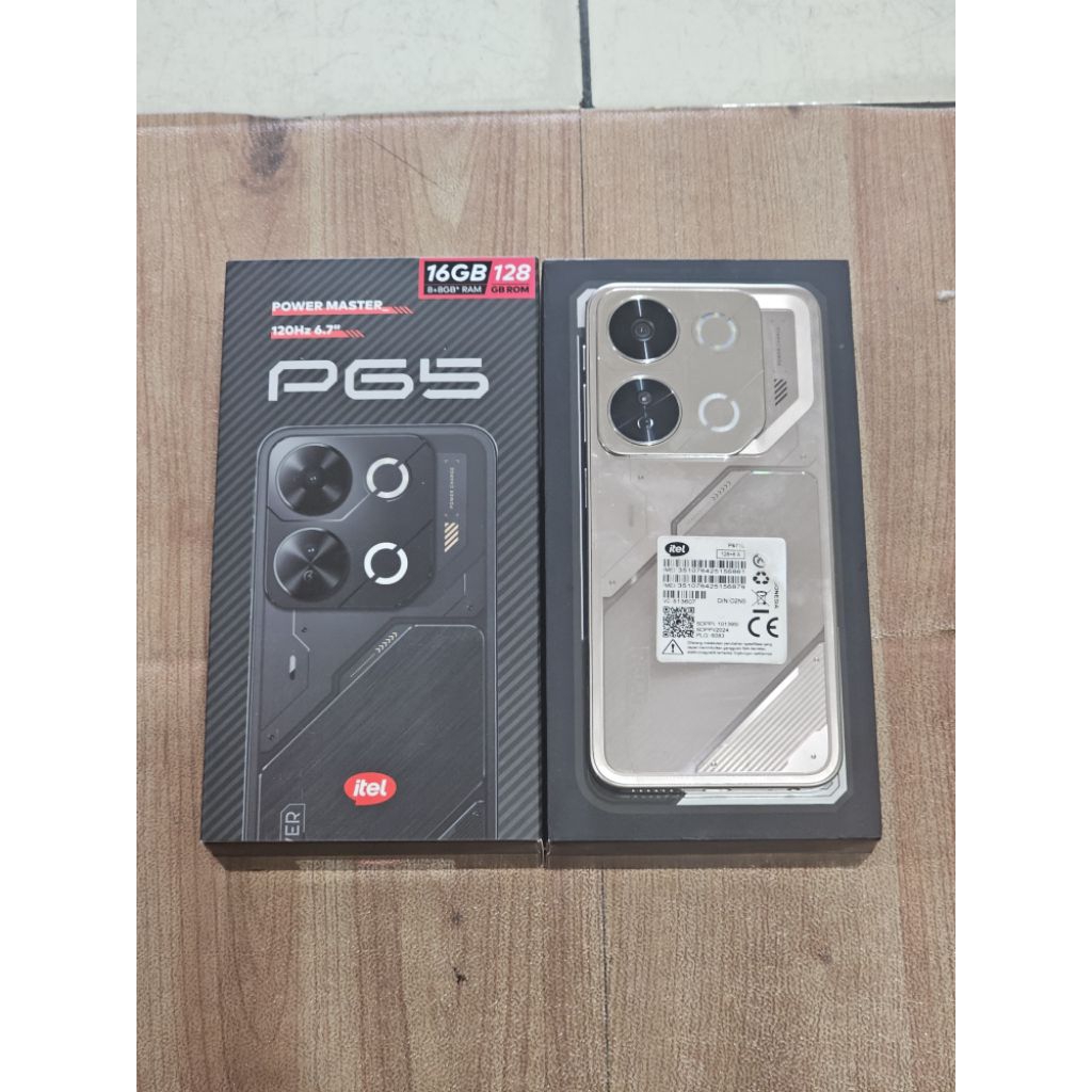ITEL P65 8/128 SECOND MULUS FULLSET ACC LENGKAP
