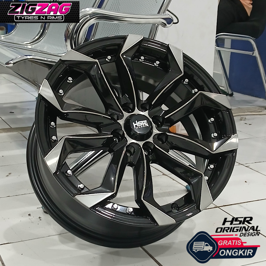 Velg Racing R16 HSR Original Labang For Jazz Mobilio Yaris Ignis Swift Ring 16