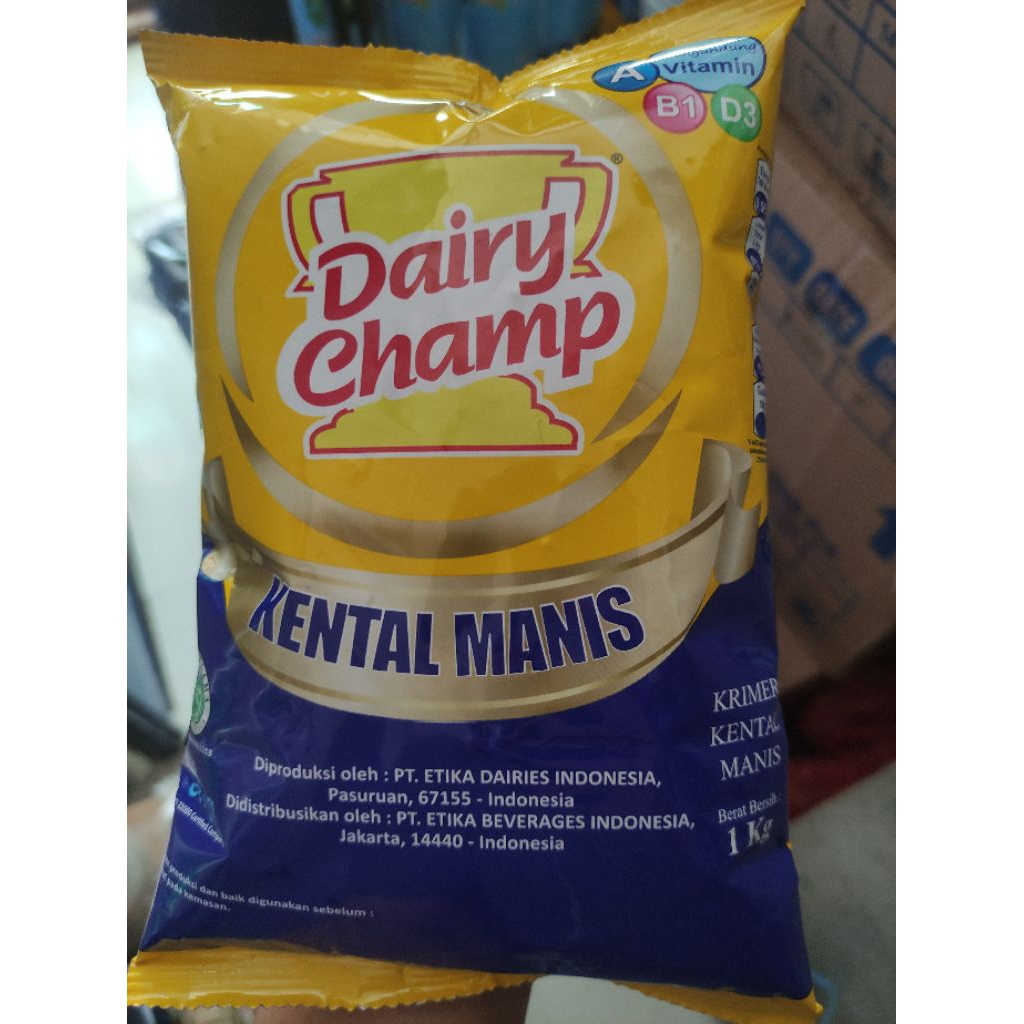 

Dairy champ bantal 1kg susu kental manis