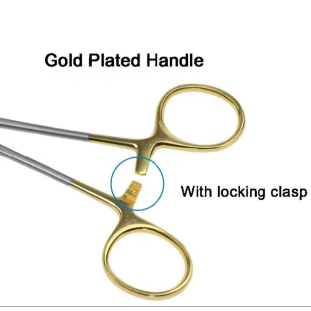 Mayo hegar needle holder Gold