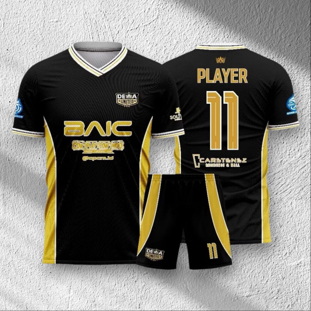 JERSEY DEWA UNITED TERBARU 2025/2026 GRATIS NIKNAME. KAOS BOLA