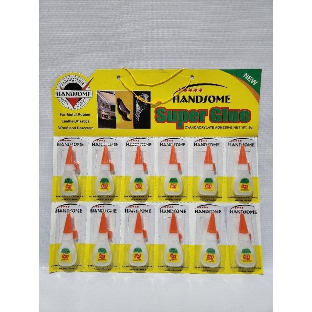 

LEM SUPER GLUE HANDSOME BOTOL(12 pcs)