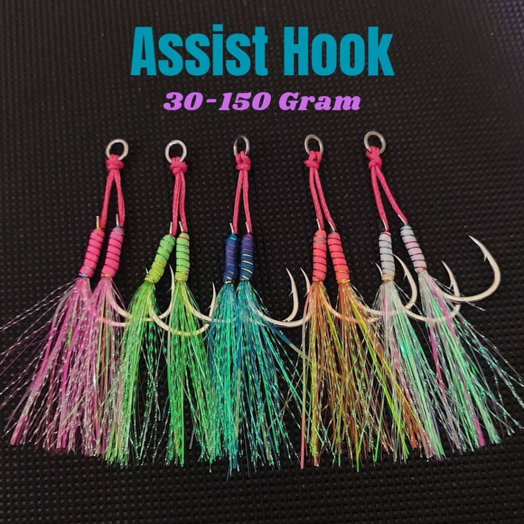 Assist Hook Metal Jig For Jig 30-150 Gram