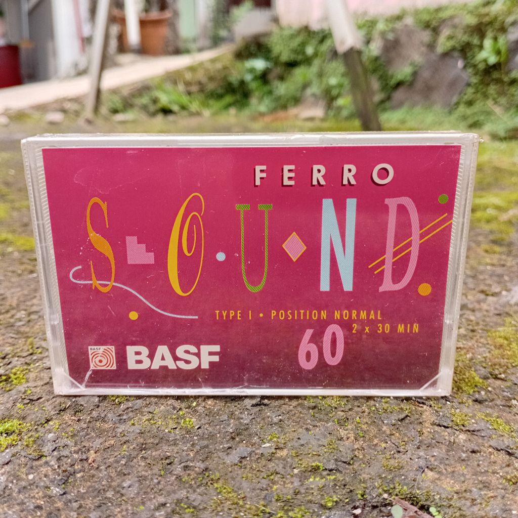 Cassette BASF Ferro Sound 60 Type I (1990) Blank Cassette Tape Damaged Case Nos Rare