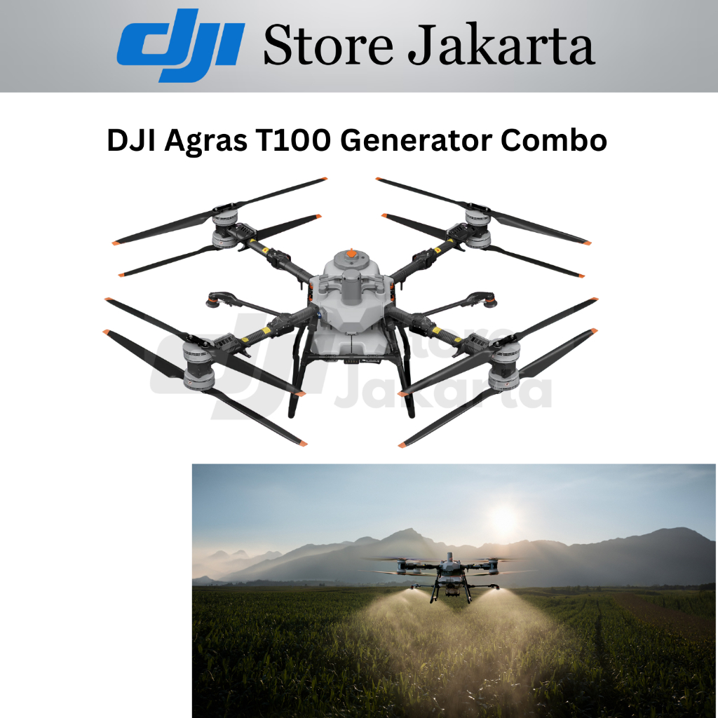 DJI Agras T100 Generator Combo - Drone Pertanian Kapasitas 100L