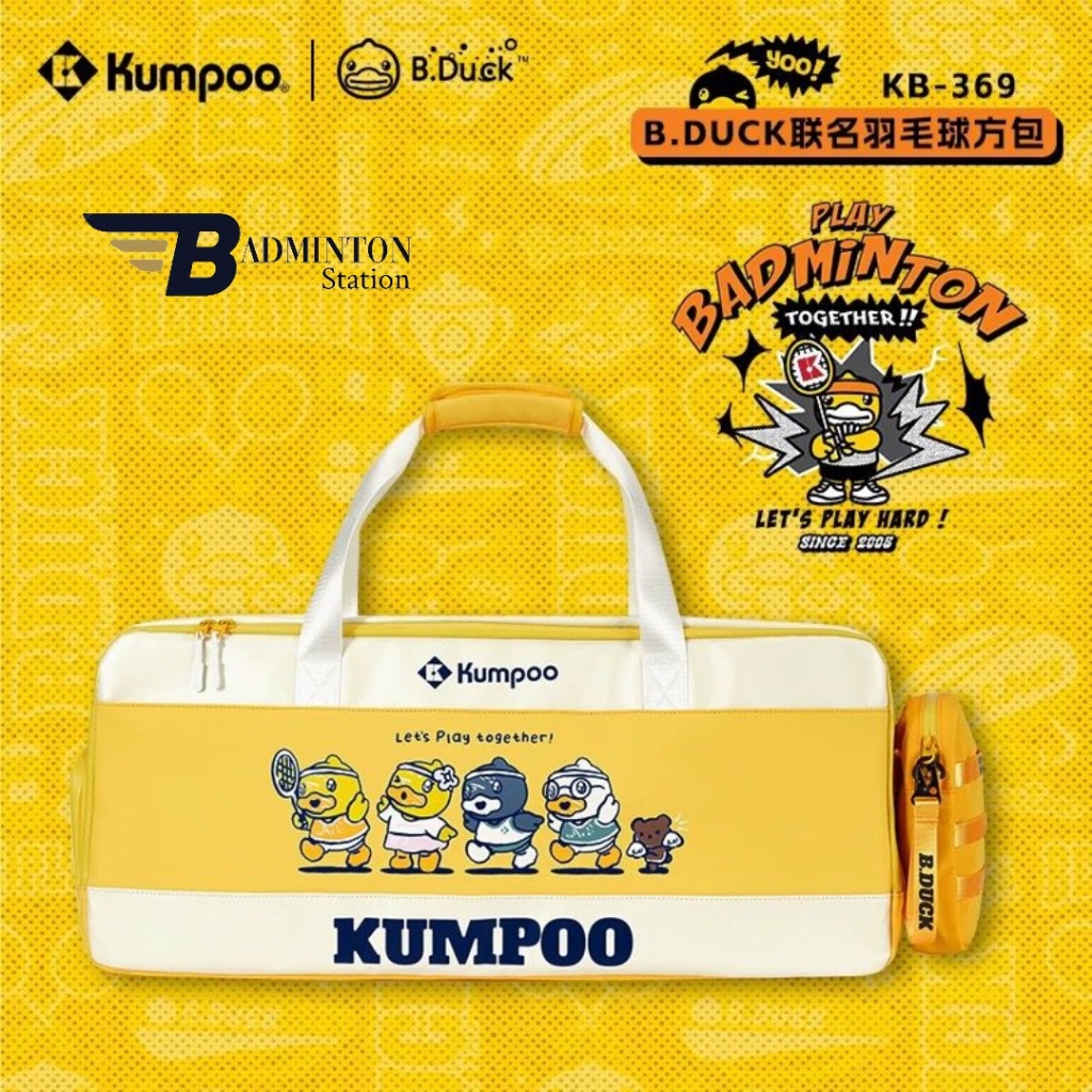 TAS BADMINTON KUMPOO KB 369 BDUCK / ORIGINAL KUMPOO KB 369 BDUCK BADMINTON BAG