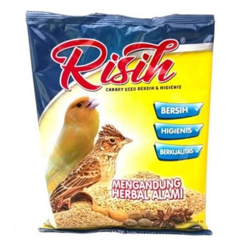 RISIH EBOD PAKAN BRANJANGAN KENARI BURUNG FICH