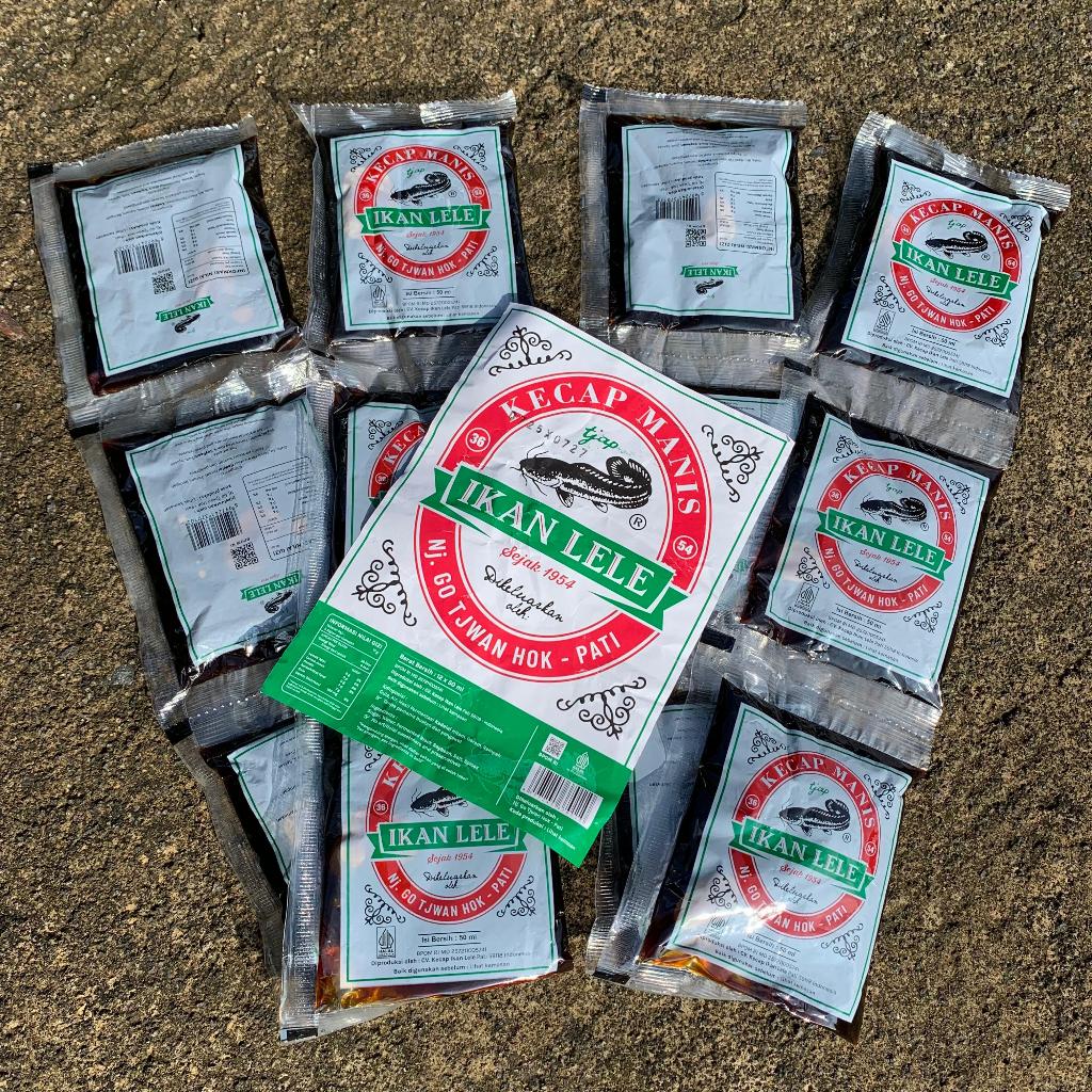 

ISI 12 Kecap Manis Cap Ikan Lele 50ML - Kecap Lele Sachet 50ML ISI 12 PCS
