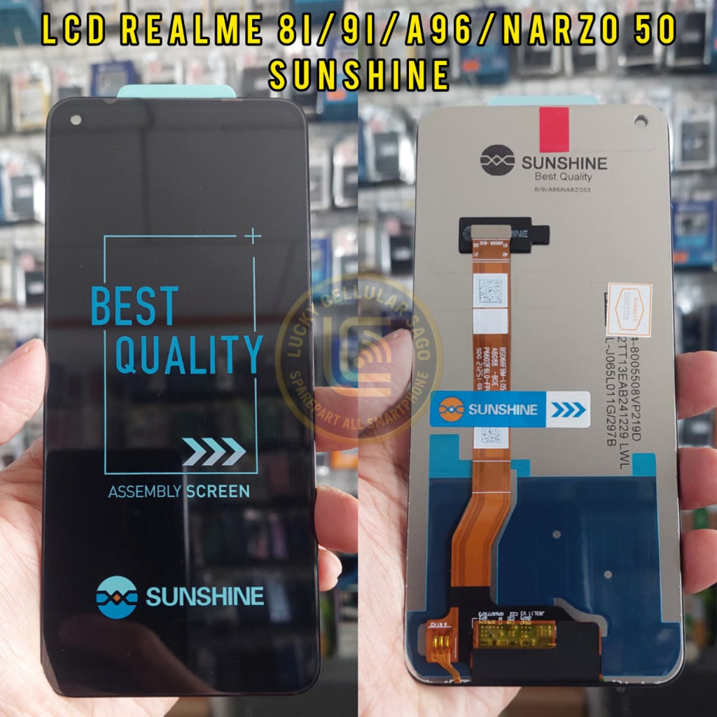 LCD REALME 8I / 9I / A96 4G / NARZO 50 / SUNSHINE
