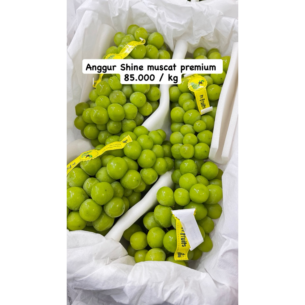 

anggur hijau muscat manis