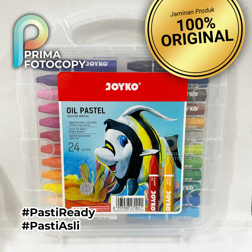 

24 Warna Krayon TITI / Crayon Joyko Sekolah Gambar Mewarnai