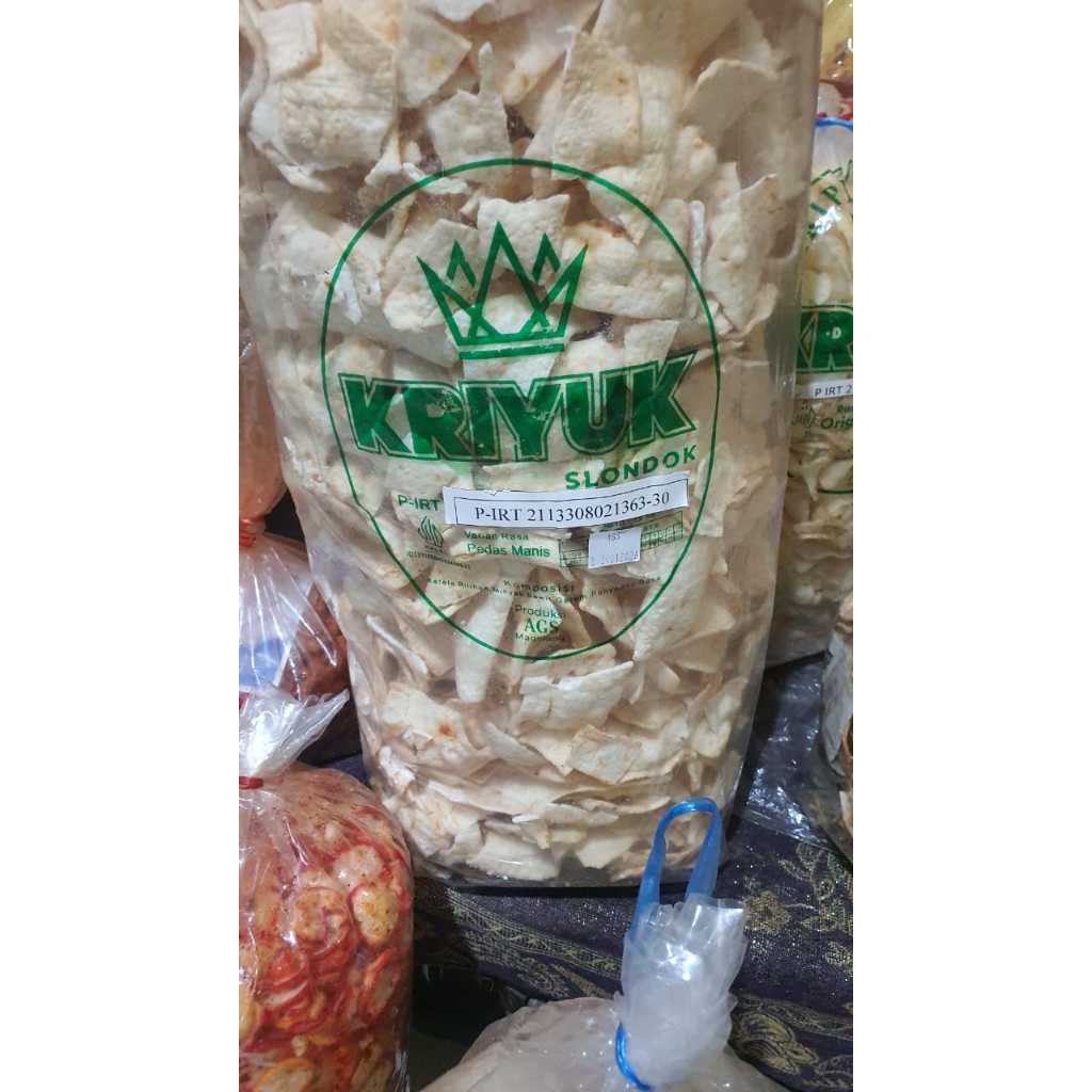 

[RFSNACKS] (EXP JANUARI 2026) jajanan ringan Slondok Kriyuk Rasa Pedas Manis Camilan Tradisional Renyah Gurih Manis Pedas