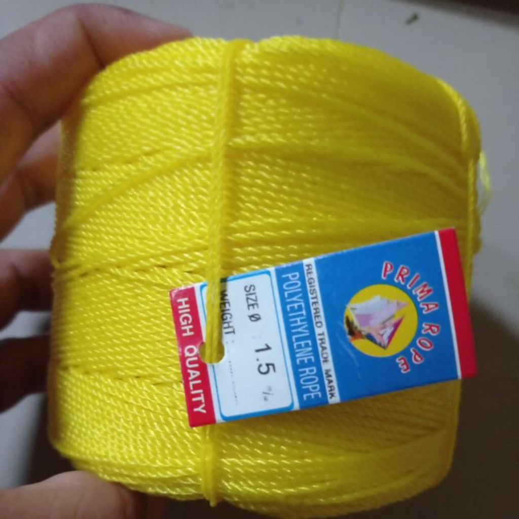 

tali tambang kecil 1.5 mm panjang ±230 meter tali PRIMA berkualitas