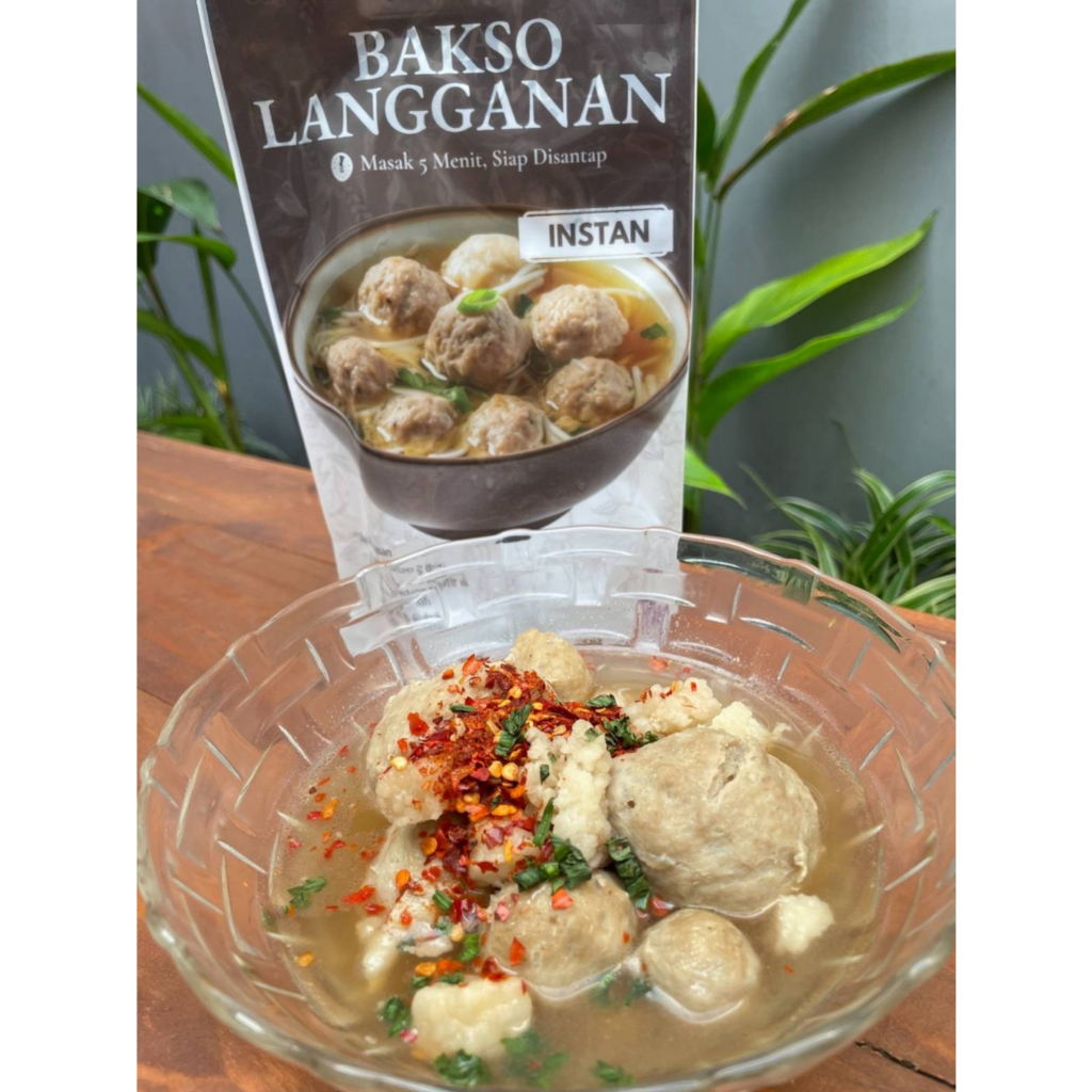 

Bakso Sapi dengan bumbu kuah racikan - Bakso langganan rakyat Berat bersih 200gr