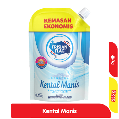 

Frisian Flag Bendera Creamy Kental Manis Refill 535 Gr SKM Pouch 535Gr
