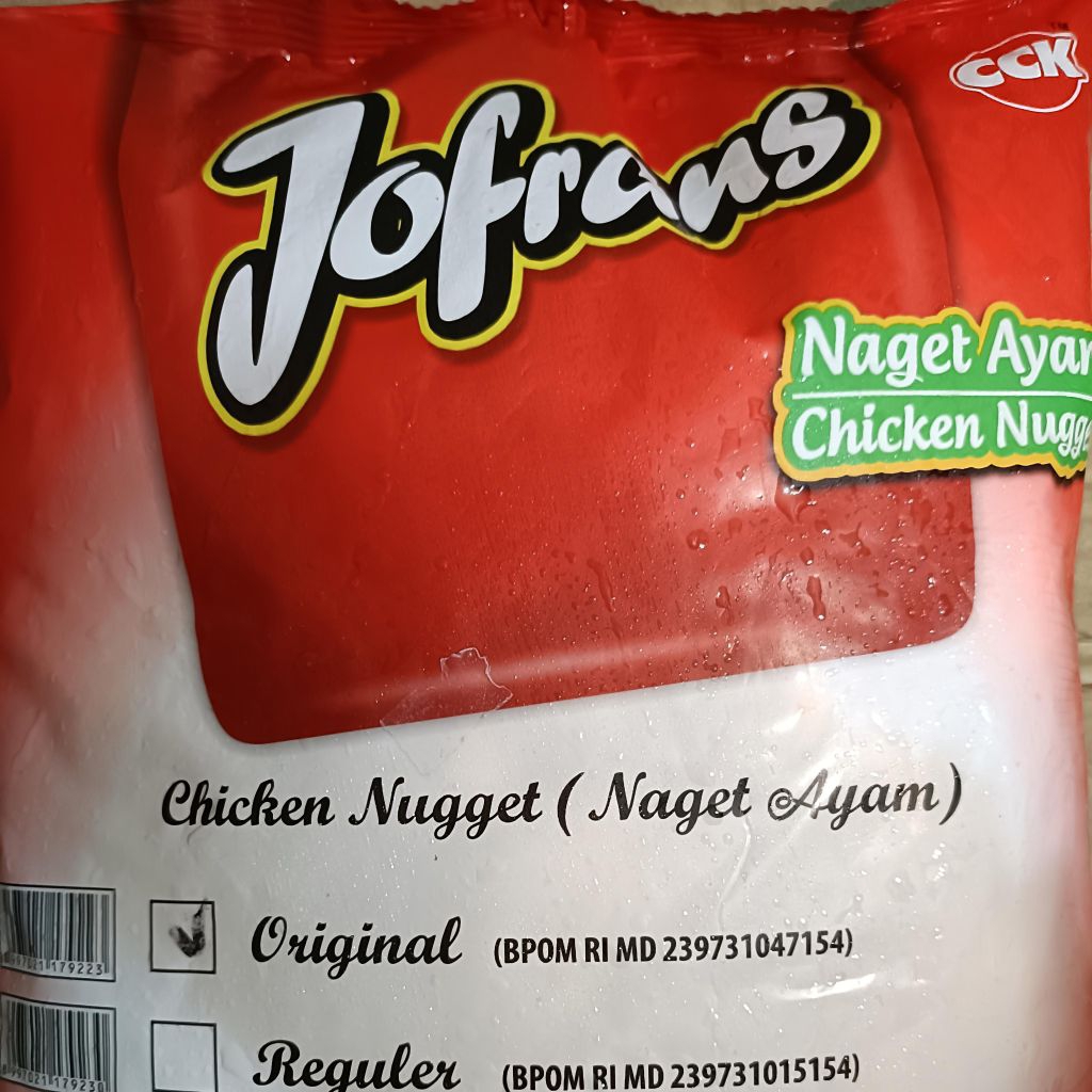 

NUGGET AYAM JOFRANS 1KG / CHICKEN NUGGET JOFRANS 1KG / NUGGET AYAM JOFRANS 1KG