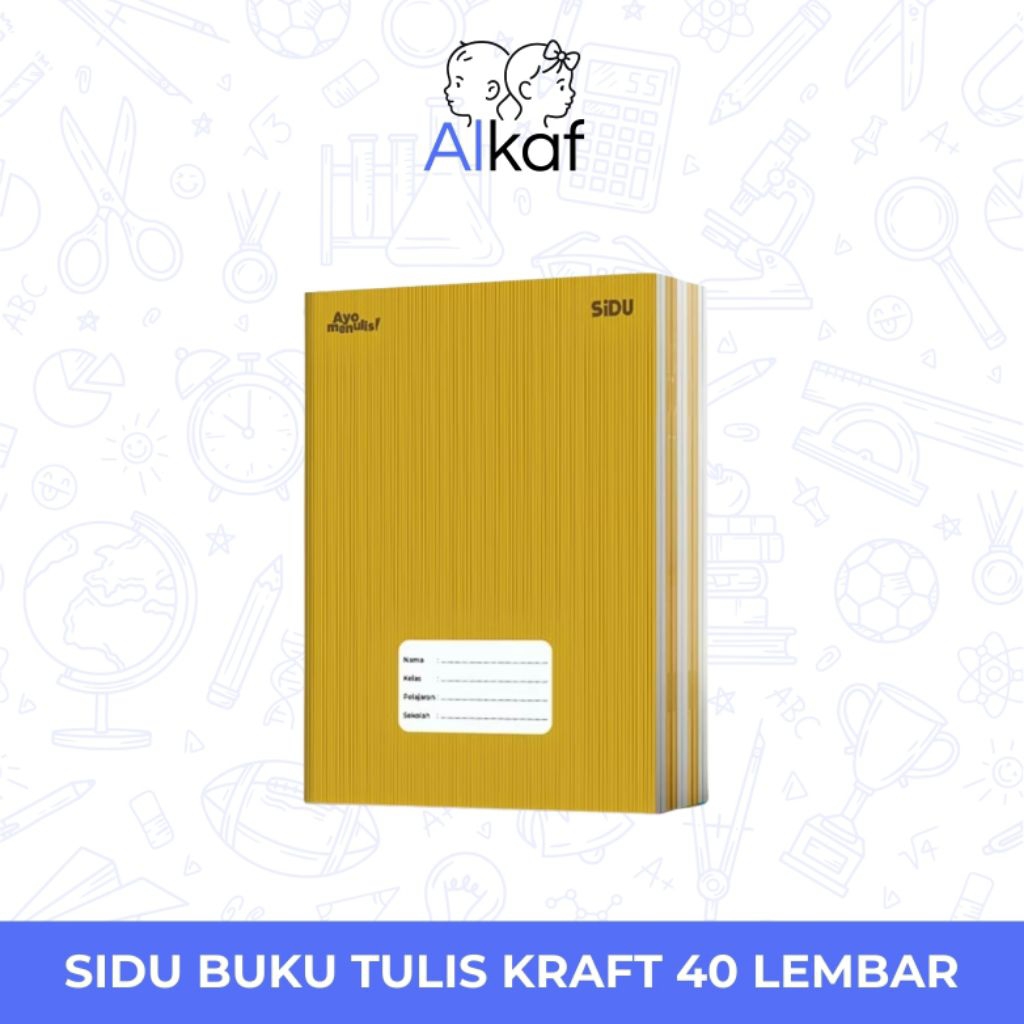 

SIDU BUKU TULIS KFART KWARTO ORIGINAL / BUKU TULIS SEKOLAH ANAK SAMPUL COKLAT 40 LEMBAR ( 1 PACK ISI 10 BUKU )