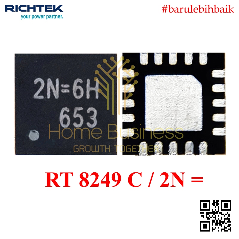 RT8249CGQW RT8249C RT8249 C RT 8249C RT 8249 C / 2N=2J 2N=2M 2N = 2N= IC PMIC RT8249CGQW Dual Step-D