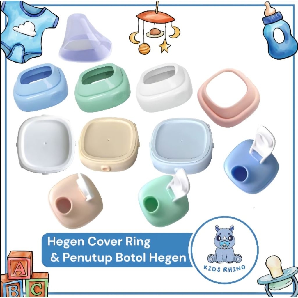 Cover Ring Hegen & Penutup Botol Hegen Sparepart Botol Hegen BPA Free