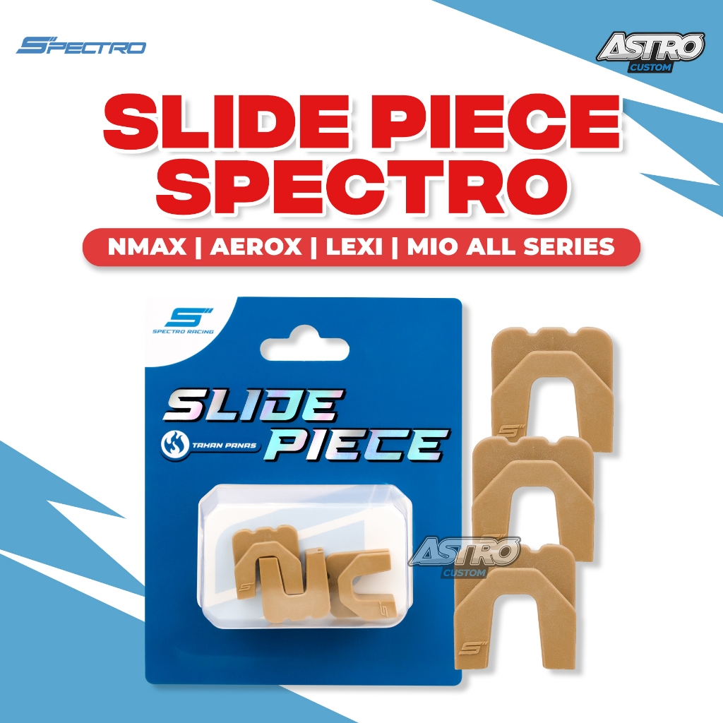 Spectro Slide Piece Nmax Aerox Lexi Mio Xeon Fino Piece Slide Slider Karet Tutup Rumah Roller Racing