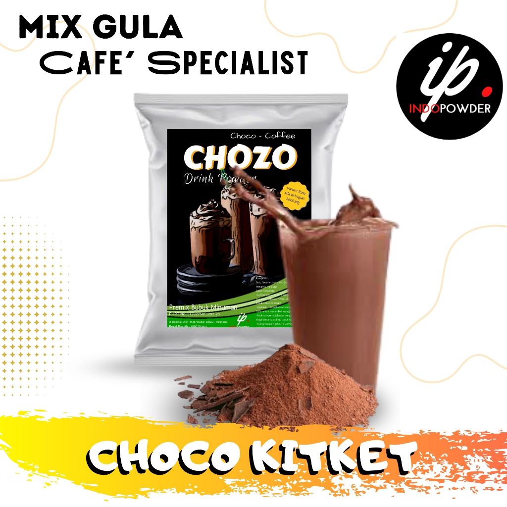 

Indopowder - Bubuk CHOCO / COKLAT KITKET 1Kg Untuk Cafe, Waralaba dan Usaha Minuman Kekinian