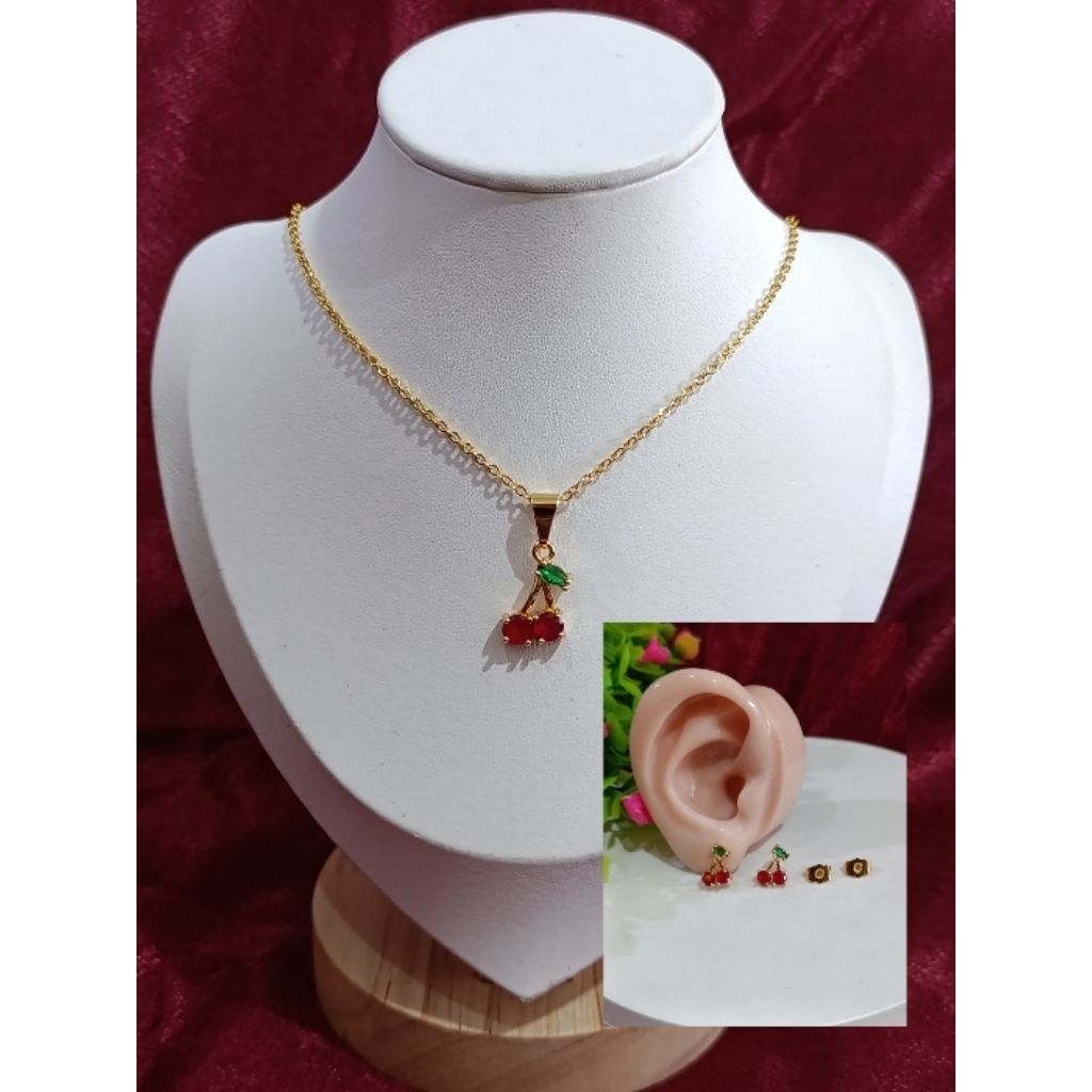 Kalung Berbahan Xp/Anting Xp/Kalung Ceri vural