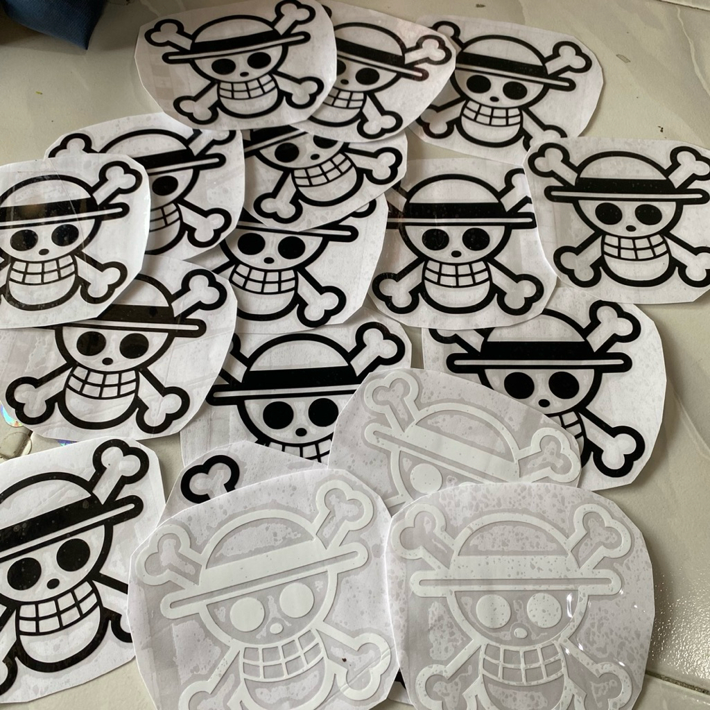 

ONE PIECE.sticker Cutting One Piece.TENGKORAK
