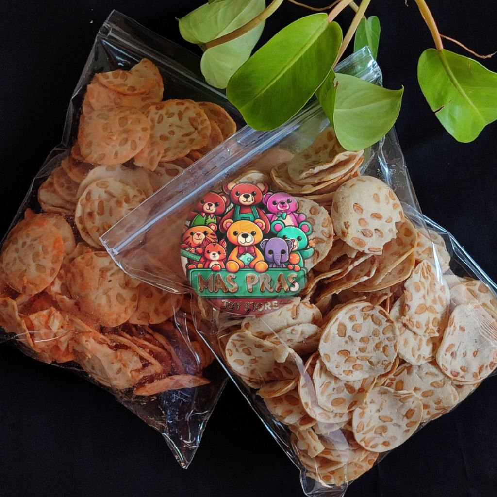 

KERIPIK TEMPE SAGU 250GRAM GURIH, RENYAH, KRISPI HARGA GROSIR CEMILAN HALAL