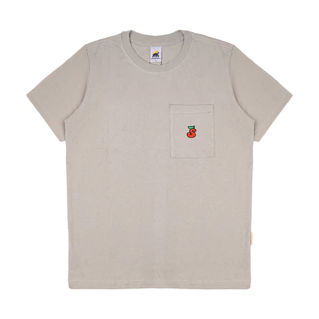 House of Smith Bdg Kaos Pria Lengan Pendek - Tomatoes Pocket Tshirt Brown Sage - T Shirt